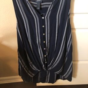 Navy tank top